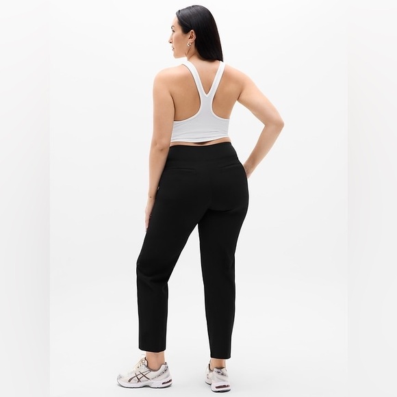Athleta Endless High Rise Pant Black Size 12 Athleisure Travel Office - Picture 2 of 10